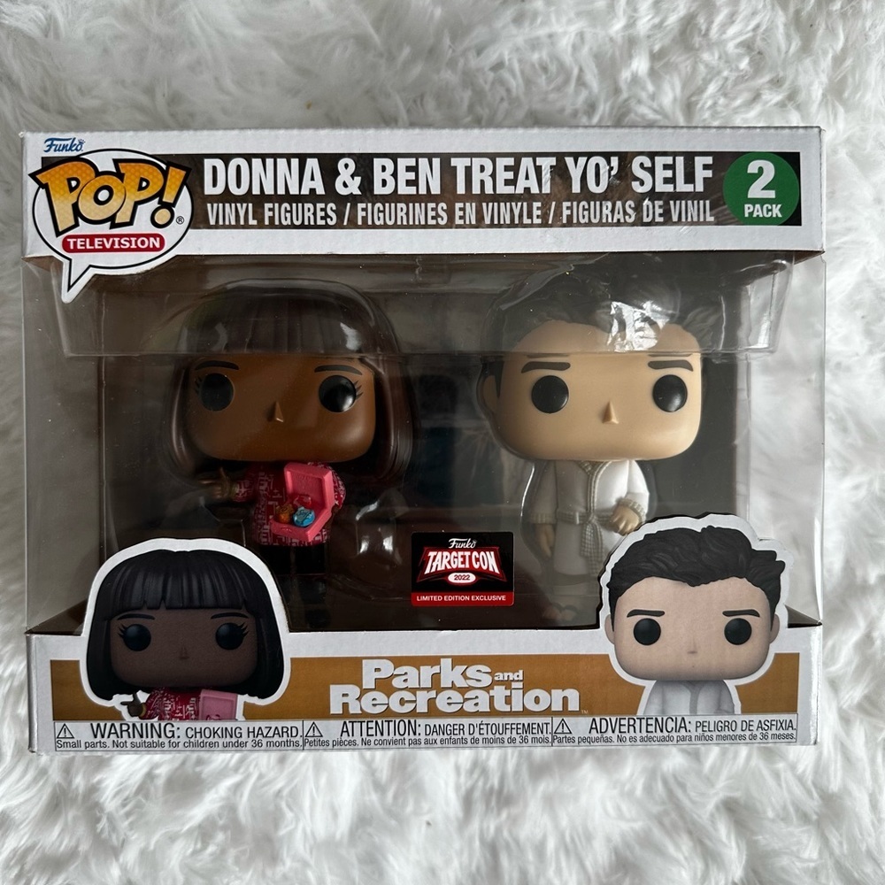 Parks and Recreation Funko bundle | treat yo self | lil Sebastian